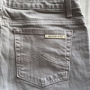 MICHAEL KORS “CROPPED” JEANS. Size 6. Gray. Very good used condition.